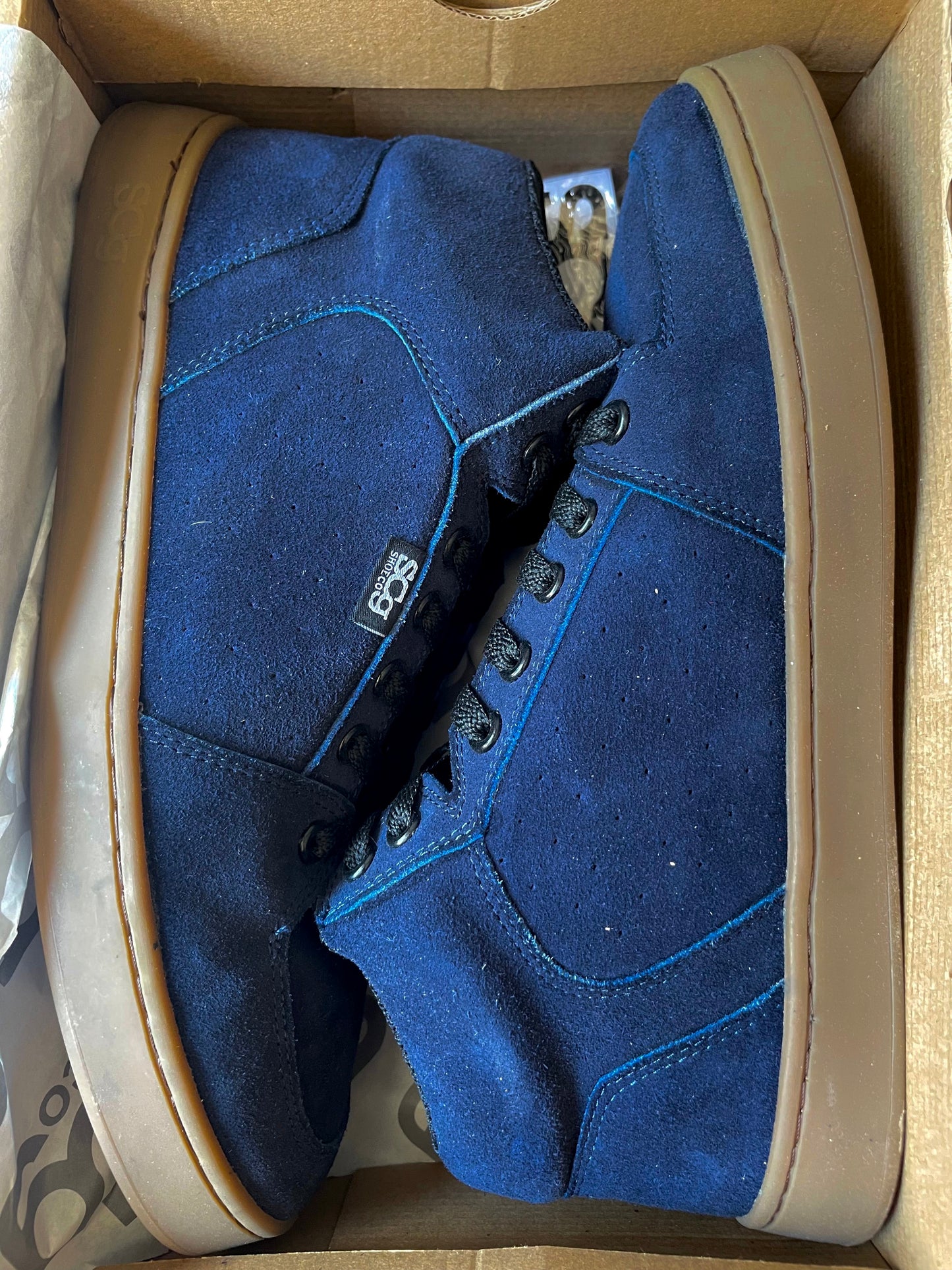 HighTop - Navy Blue Suede - BMX