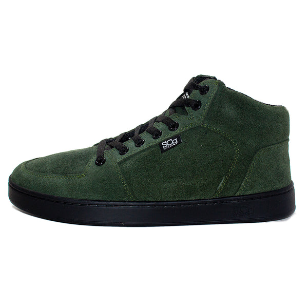 HighTop - Forest Green Suede - MTB Clipless