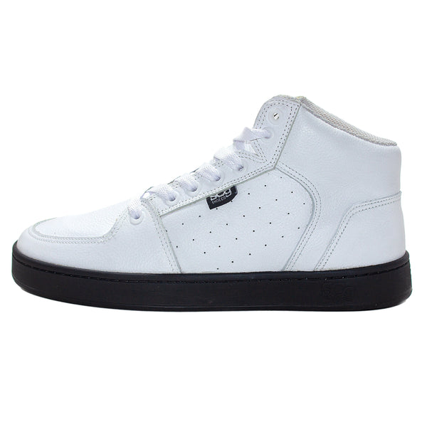 HighTop - White Leather - MTB Clipless