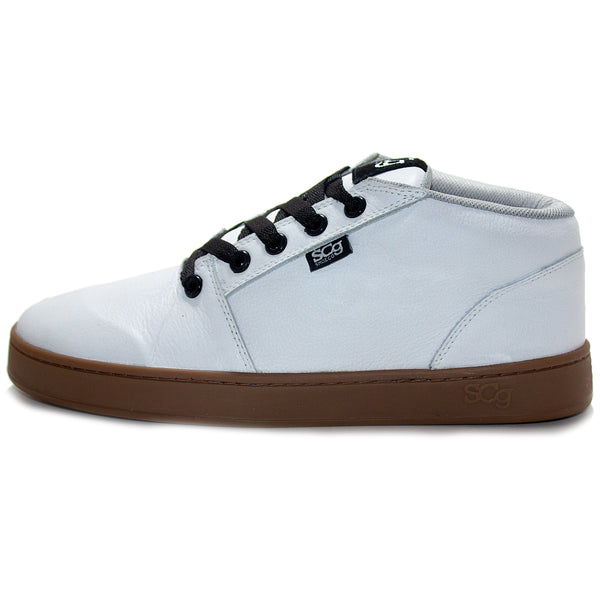 Mid - White Leather - BMX